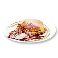 キャラメルバナナパンケーキ