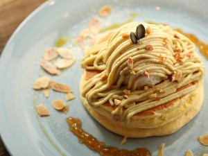 モンブランパンケーキ