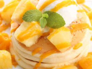 ココガーデン夏限定「トロピカルパンケーキ」