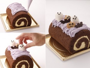 親子体験郷のパティシエと一緒にハロウィンロールケーキを作ろう!【大江ノ郷自然牧場】