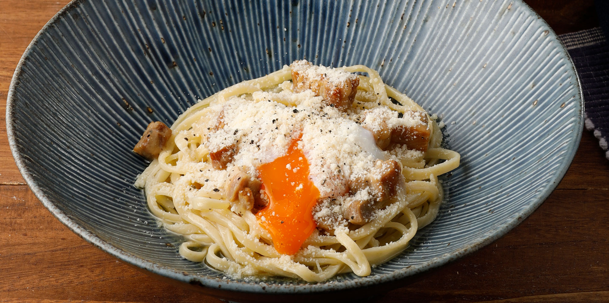 天美卵と自家製ベーコンのパスタ 2食入 大江ノ郷自然牧場 天美卵と自家製ベーコンのパスタ 2食入 大江ノ郷自然牧場
