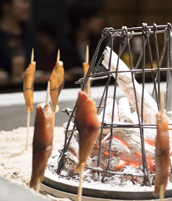 ダイニングレストランIRORI調理の様子